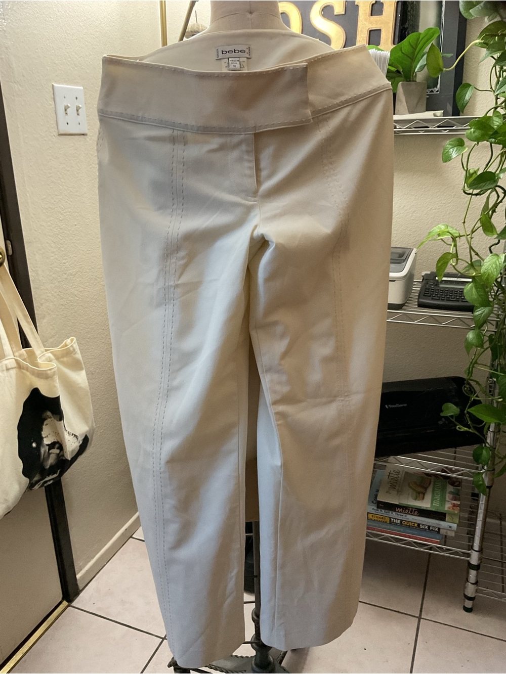 bebe Cream  Dress Pants